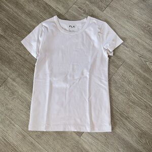 FLX ribbed crew neck tee NWT